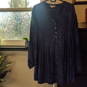 Navy Soft Blouse
